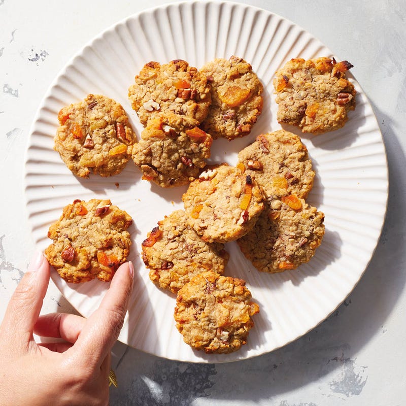 Cookies aux noix de pécan et à l'abricot