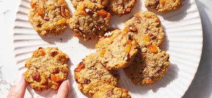Cookies aux noix de pécan et à l'abricot