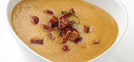 Soupe à la poire et à la courge musquée