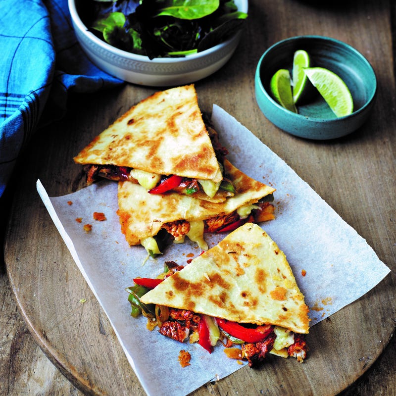 Foto van Quesadilla's met kalkoenfilet en paprika door WW