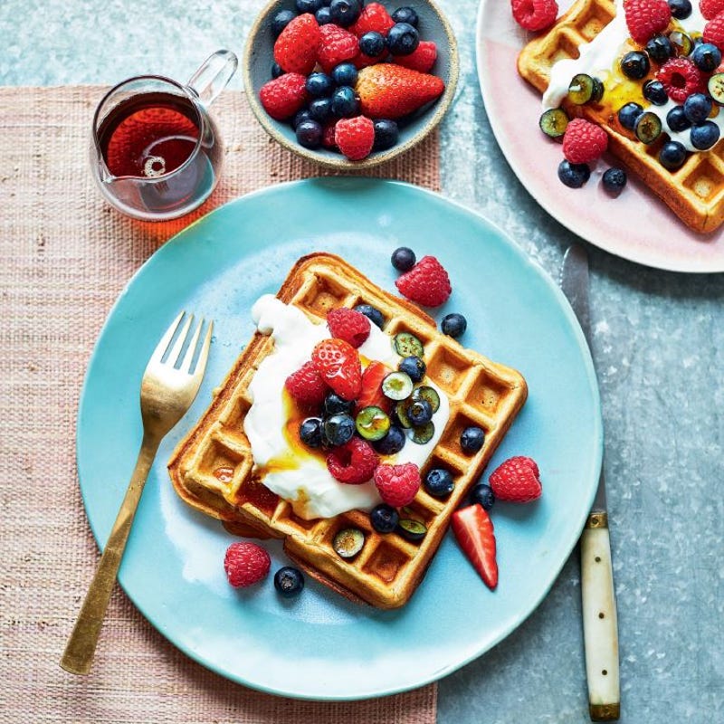 Photo de Gaufres d’avoine aux fruits rouges prise par WW