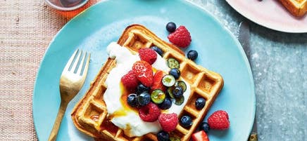 Gaufres d’avoine aux fruits rouges