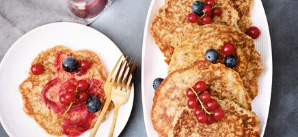 Pancakes aux flocons de riz