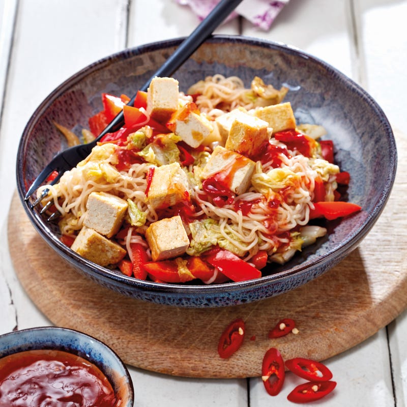 Foto van Tofupannetje met Chinese kool door WW