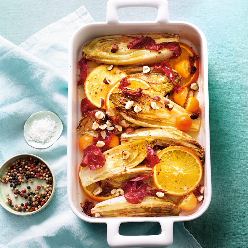 Photo de Endives braisées aux agrumes, bresaola et noisettes prise par WW