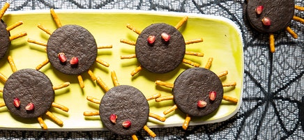 Chocolate–Peanut Butter Spider Cookies