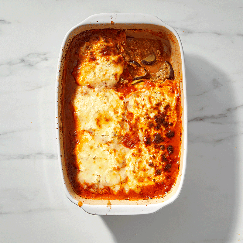Eggplant and zucchini parmigiana