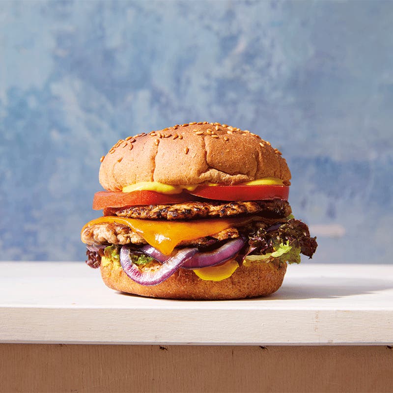 Turkey smash burgers