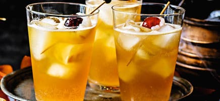Dark'n'Stormy Halloweencocktail