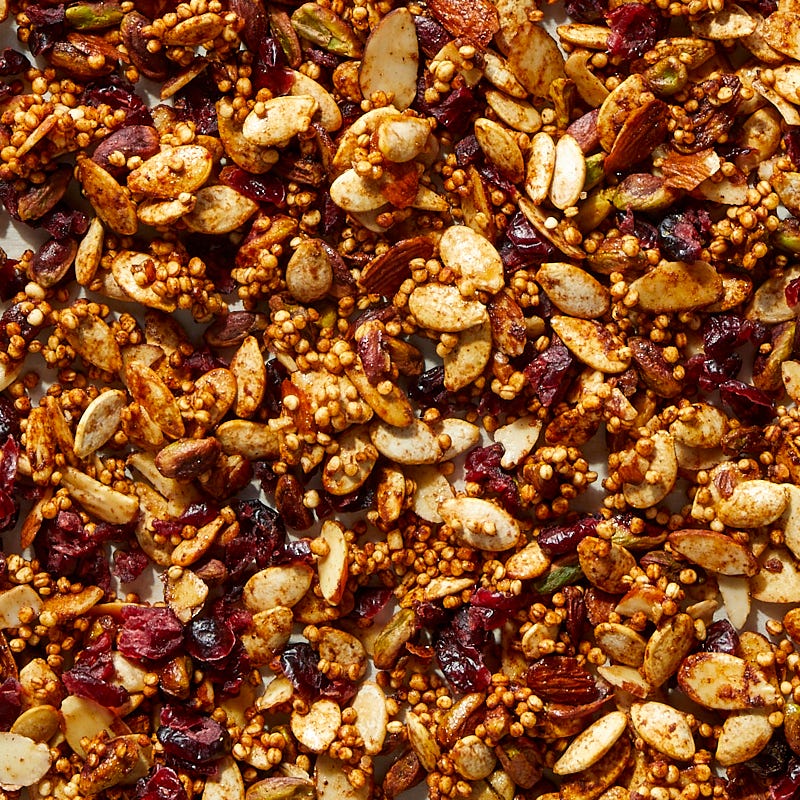 Pumpkin Seed and Nut Crunch Snack Mix