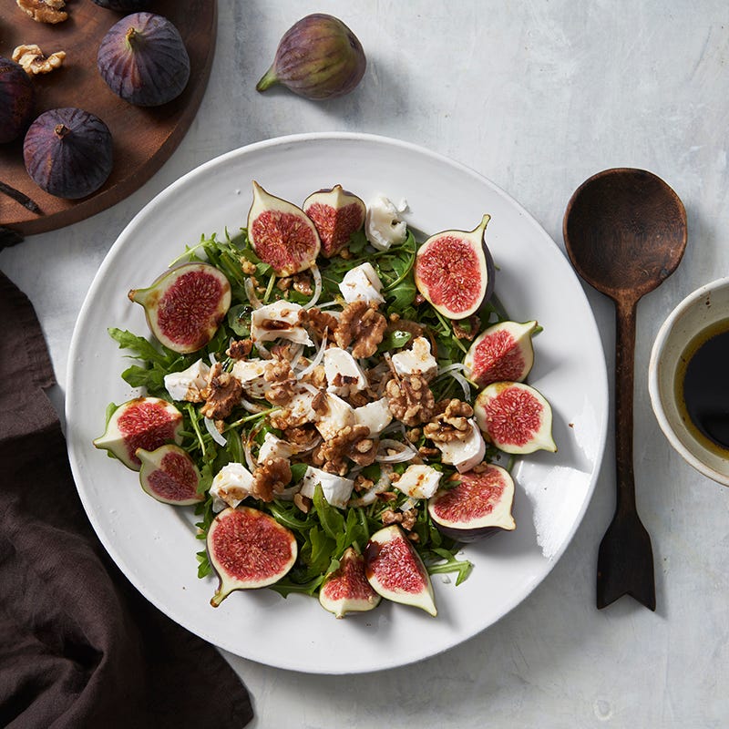 ViktVäktarna - Fikonsallad med getost och vaniljdressing