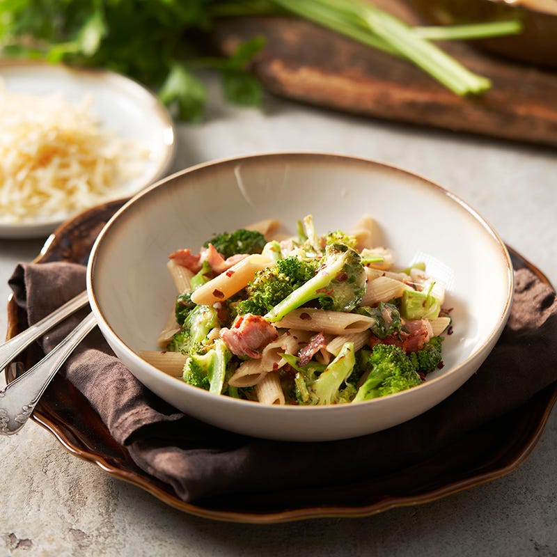 ViktVäktarna - Krämig pasta med broccoli och bacon