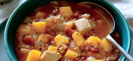 Soupe de poulet à la marocaine