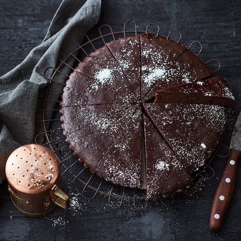 Schokopuddingtarte