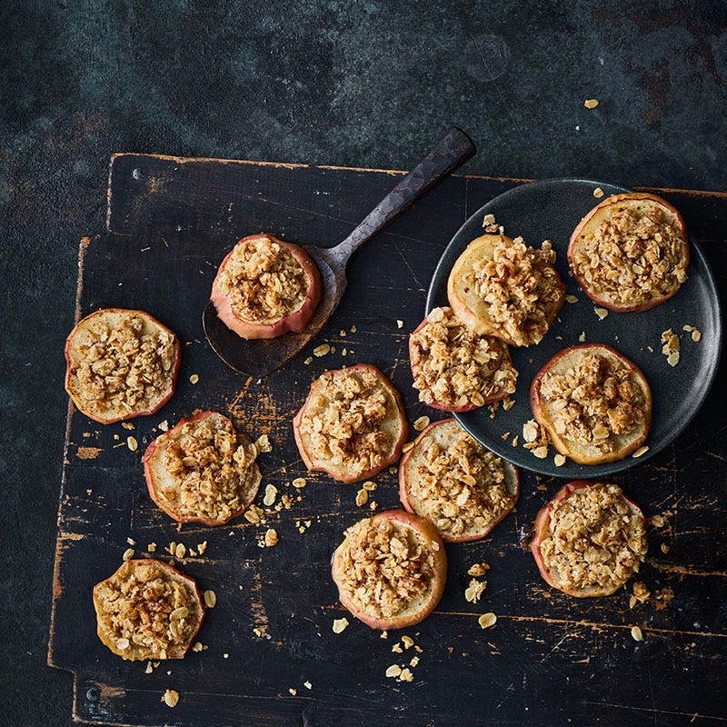 Crumble-Apfel-Cookies