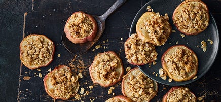 Crumble-Apfel-Cookies