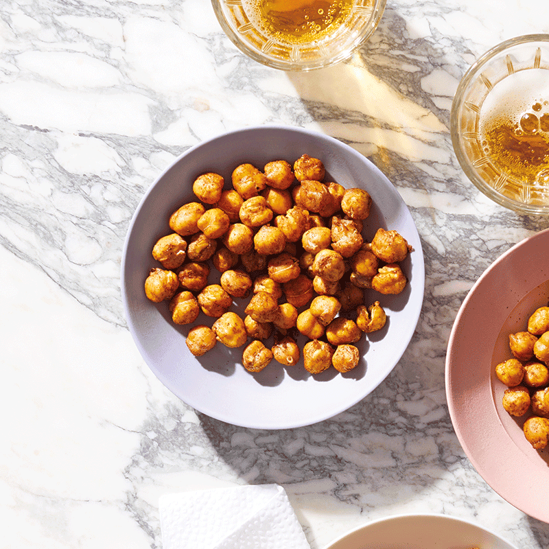 Air-fryer five-spice chickpeas