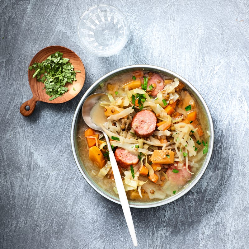 Photo de Soupe paysanne à la saucisse fumée prise par WW