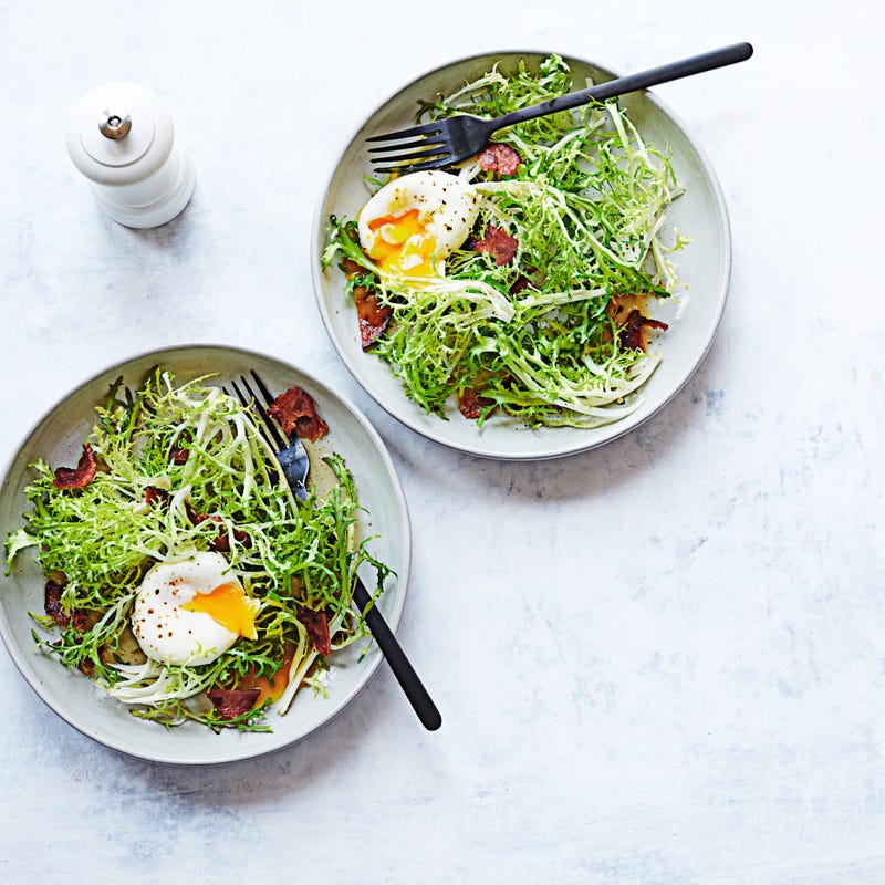Photo de Salade frisée au bacon et aux oeufs prise par WW