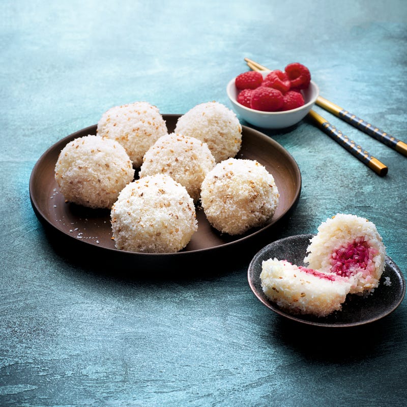 Photo de Boules coco aux framboises prise par WW