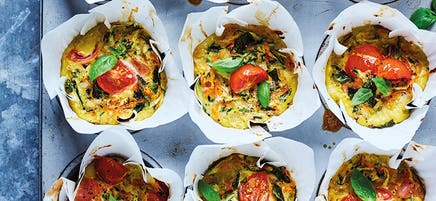 Käse-Reis-Frittata
