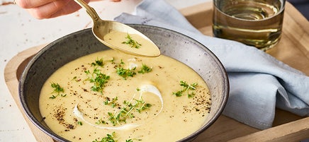 Cremige Lauch-Kartoffel-Suppe
