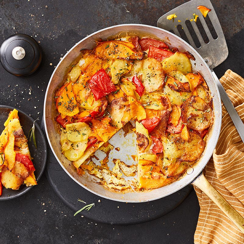 Frittata mit Kürbis