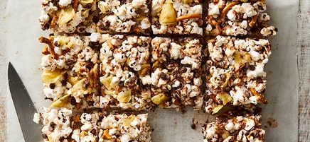 Popcorn Crunch Treat Bars