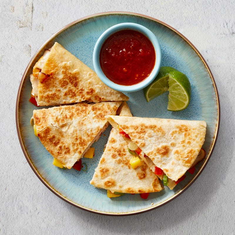 Smoked Turkey Mango Quesadilla