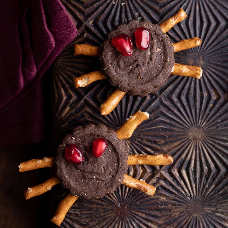 Schokoladen-Spinnen-Cookies