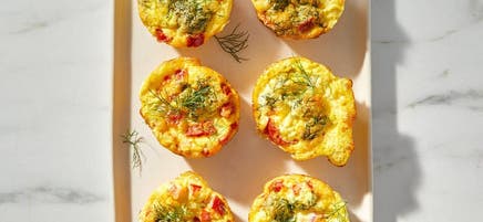 Vegetarische eiermuffins