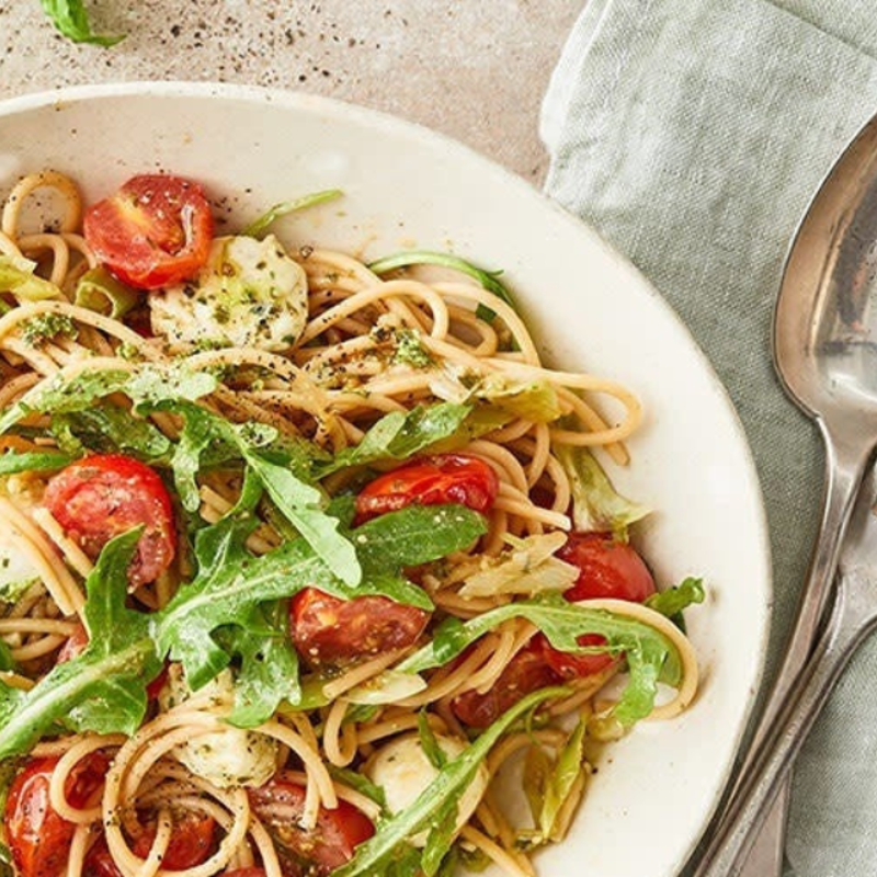 Pasta mit Tomate-Mozzarella