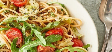 Pasta mit Tomate-Mozzarella