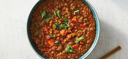 Instant Pot® Moroccan-spiced lentil stew