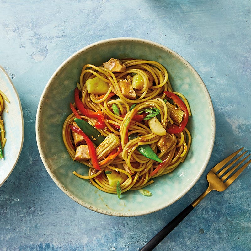 Sweet & Sour Chicken with Noodles