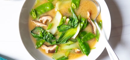 Ginger-Miso Vegetable Soup