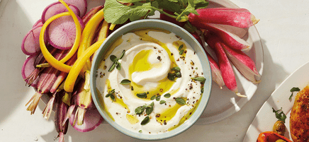 Whipped feta dip