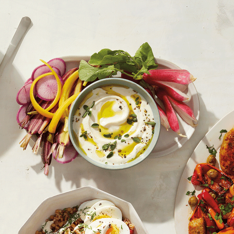 Whipped feta dip