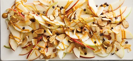 Loaded apple nachos