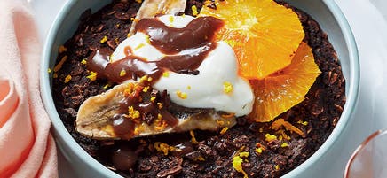Nikki's air fryer jaffa baked oats