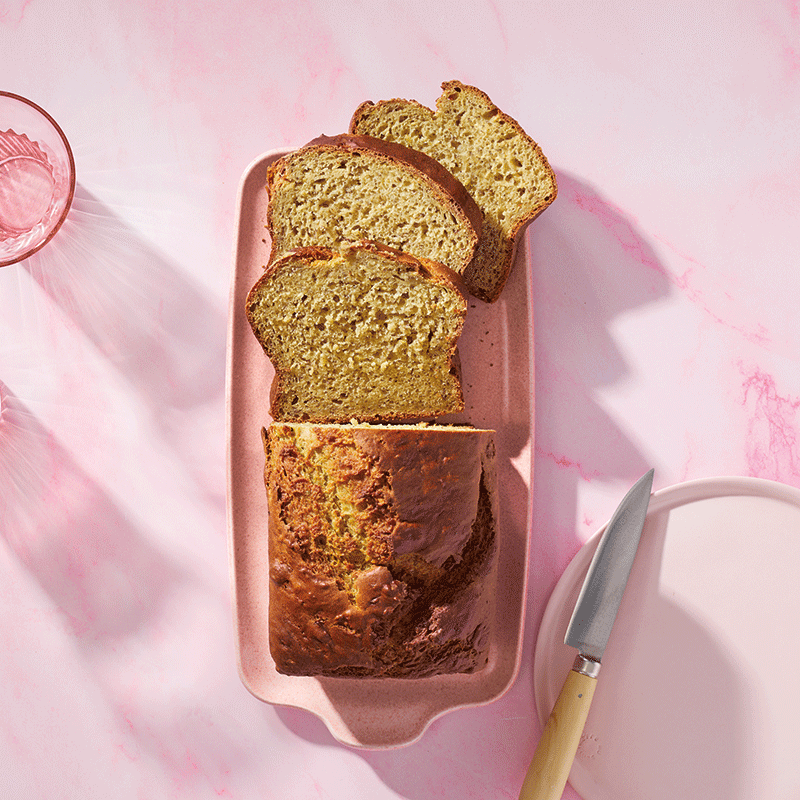 Avocado banana bread