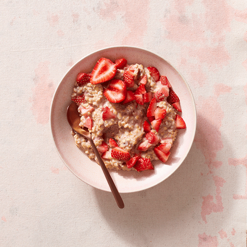 Photo of Slow-cooker strawberry steel-cut oats by WW