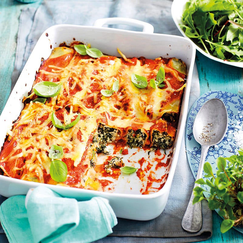 Spinat-Ricotta-Cannelloni