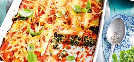 Cannelloni aux épinards et à la ricotta