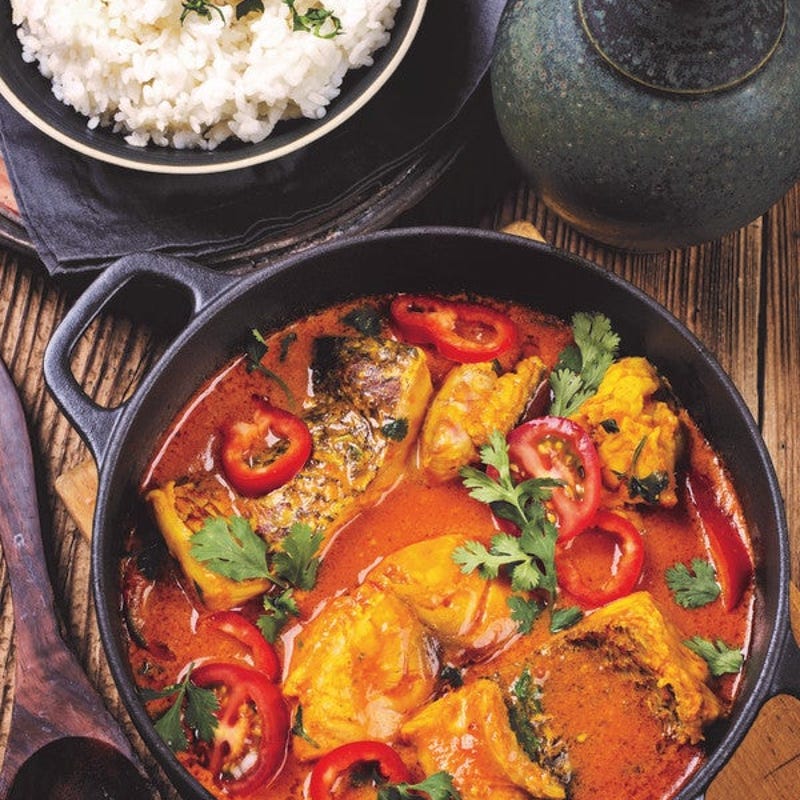 Photo de Cassolette de poisson au lait de coco prise par WW