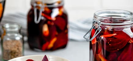 Fermentierte Randen mit Orange und Ingwer