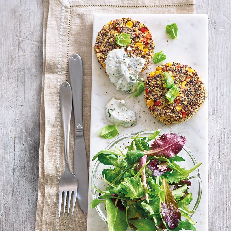 Bohnen-Quinoa-Ofenbratlinge