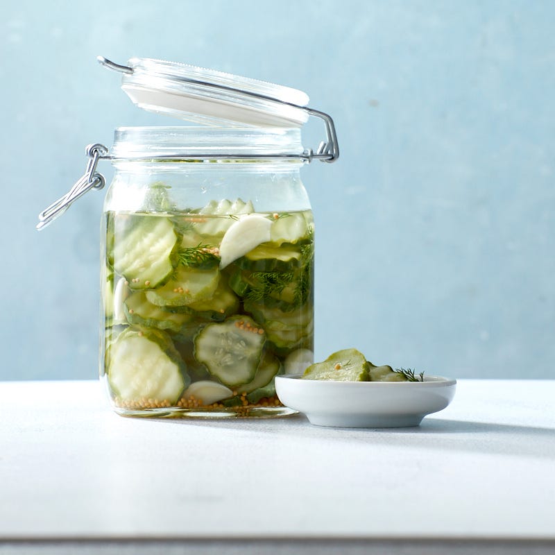 Lower-Sodium Homemade Dill Pickles