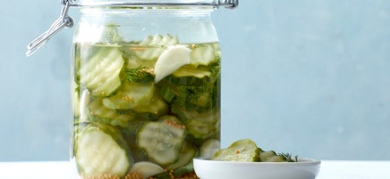 Lower-Sodium Homemade Dill Pickles