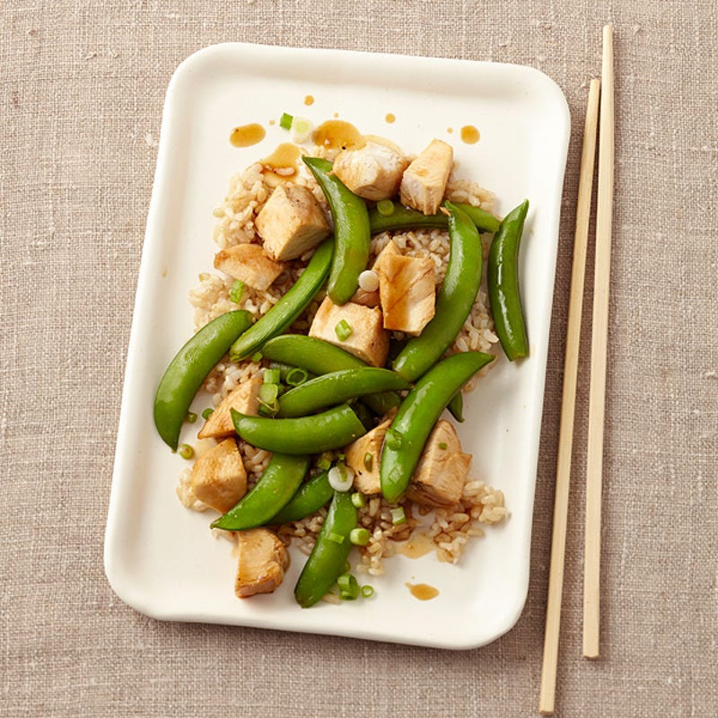 Photo of Teriyaki Chicken with Rice & Snap Peas by WW